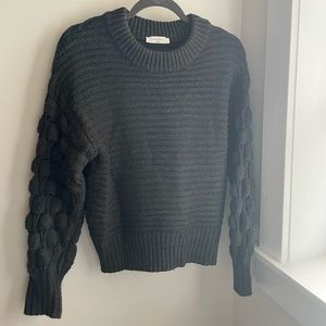 ELODIE Grey Crewneck Sweater